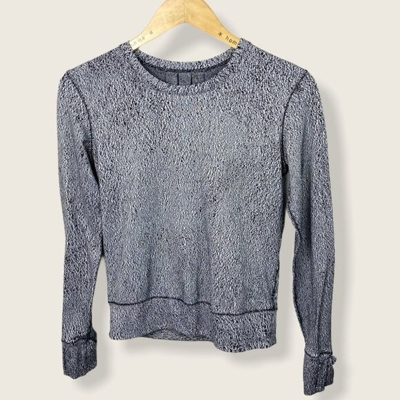 Lululemon Rush Hour Long Sleeve Running Pullover Top Size 2 Grey Running Shirt - Picture 5 of 12